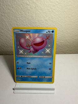 shiny Wooper pokemon card