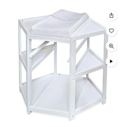 Badger Basket Corner Diaper Changing Table