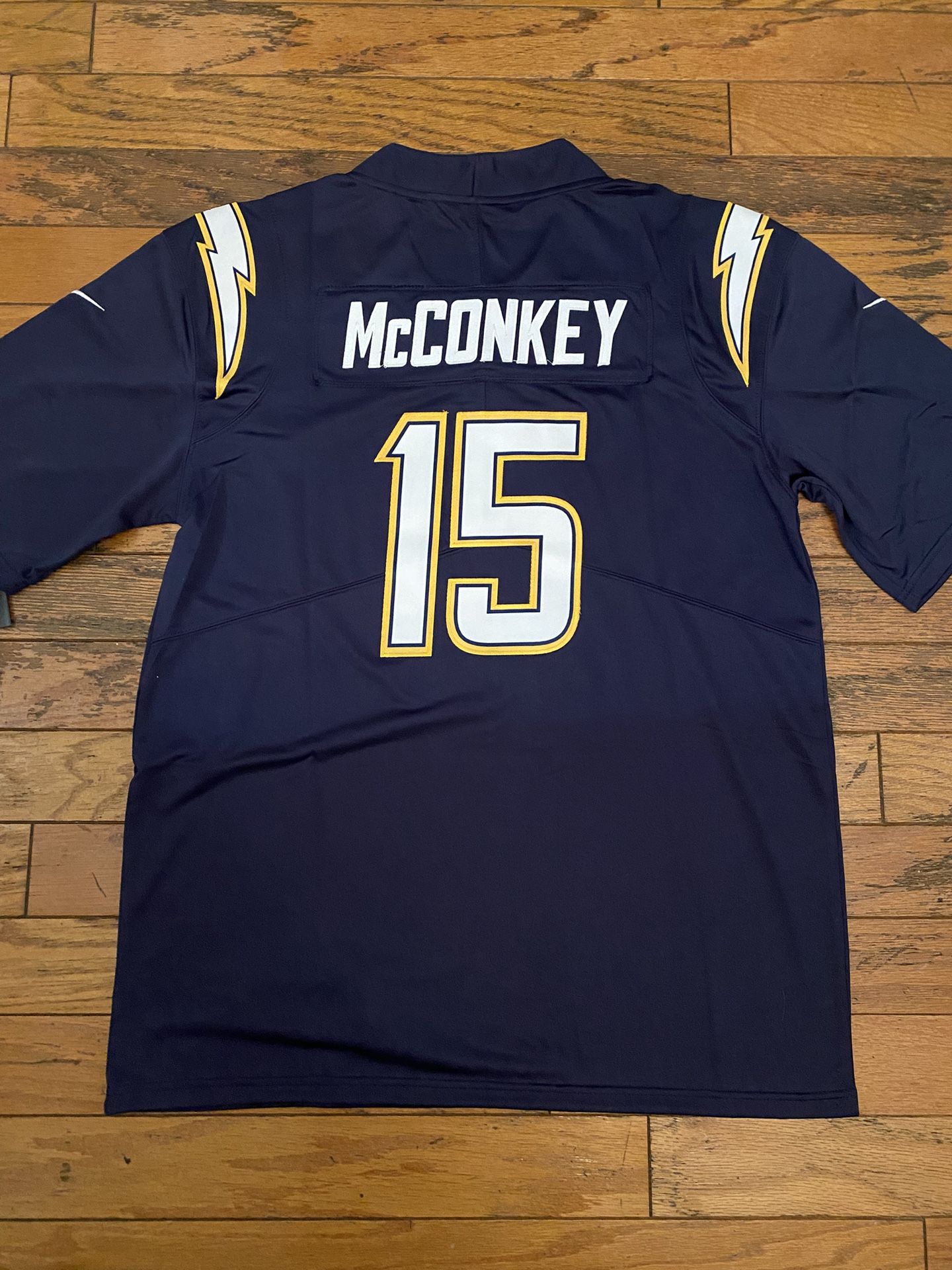 Navy chargers Ladd McConkey Jersey #15 #laddmcconkey