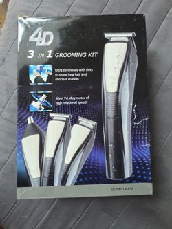 4D 3 in 1 Grooming Kit Model LK-830