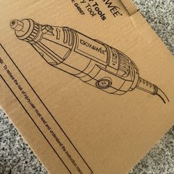 GOXAWEE Rotary Tool Kit with MultiPro Keyless Chuck and Flex Shaft -140pcs Accessories Variable Speed Electric Drill Set for Handmade Crafting Project