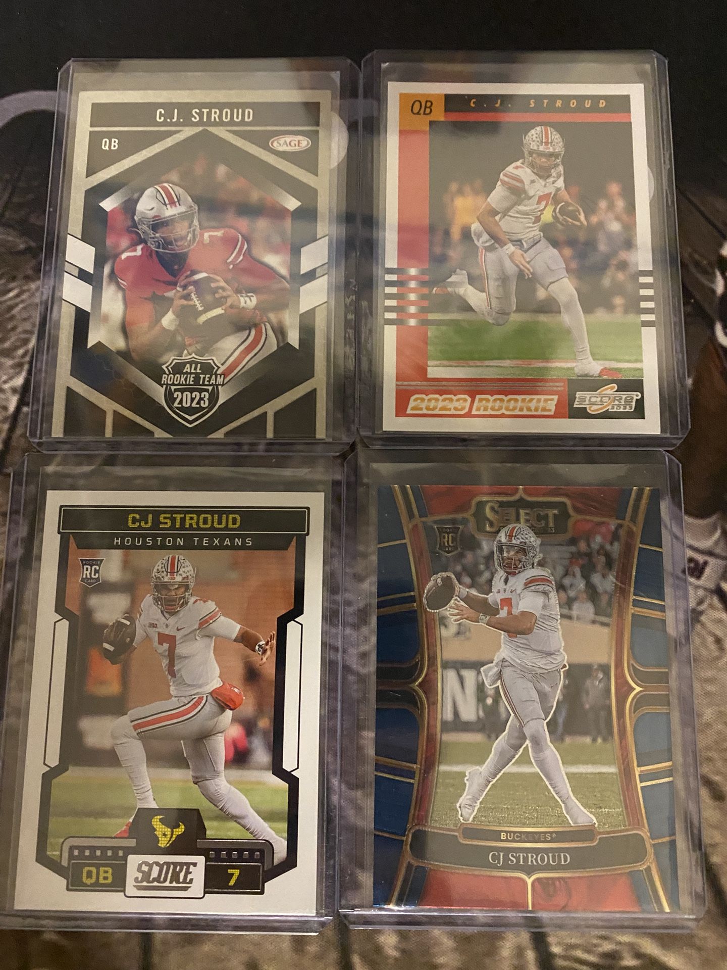 CJ stroud Rookie Card lot