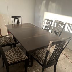 Table And 6 Chairs