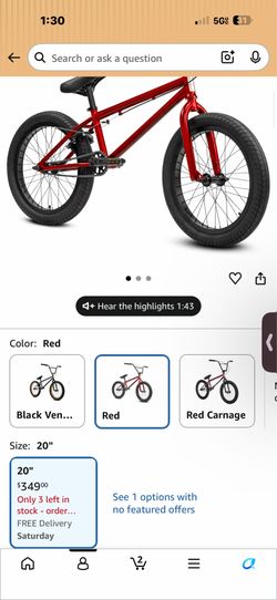 ELITE 20” Bicycle