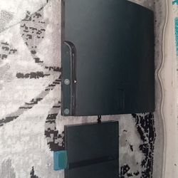 Sony Black PS3 and Black PS2