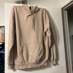 H & M Medium Beige Hooded Sweater