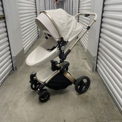Max of Aulon Baby Stroller 360° Rotation Luxury Pram Wagon Stroller Newborn Bassinet Pram