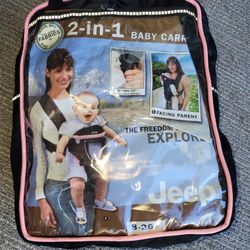 2 In 1 Baby Carrier Jeep
