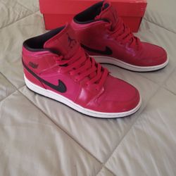 Nike Air Jordan 1 Retro Mid Gym Red Sz7y * 7 1/2 Men