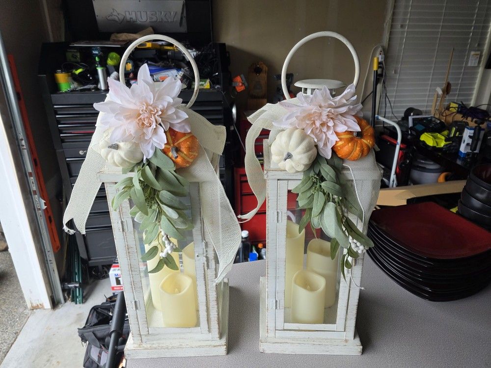 Decorative LED Candle Lanterns