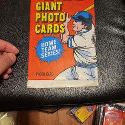 1981 TOPPS BASEBALL  GIANT PHOTO CARDS HOME TEAM SERIES  NEW YORK METS  ALLEN