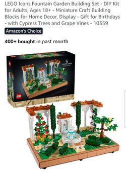 BRAND NEW - LEGO Icons Fountain Garden 10359