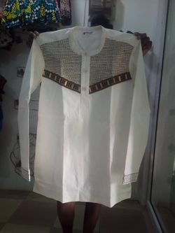 Men's African wear pant and top - extra large