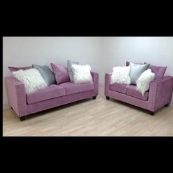 New Sofa + Loveseat 