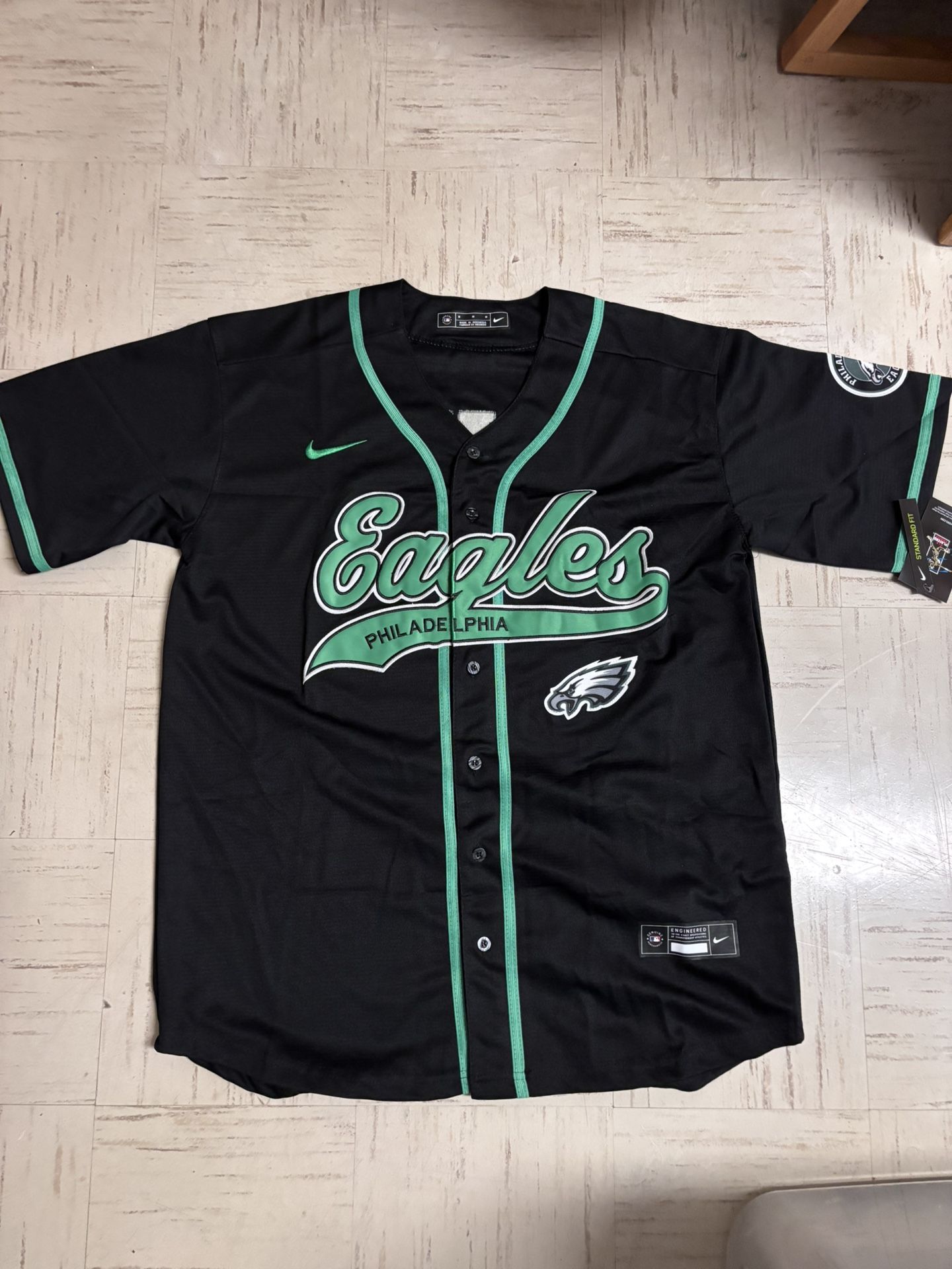 Eagles Baseball Jersey Saquon Barkley 