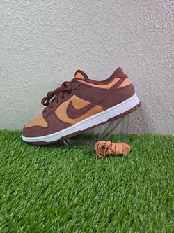 Nike Dunk Low Retro SE Amber Brown Suede Men  Size 10.5 FQ8249-200
