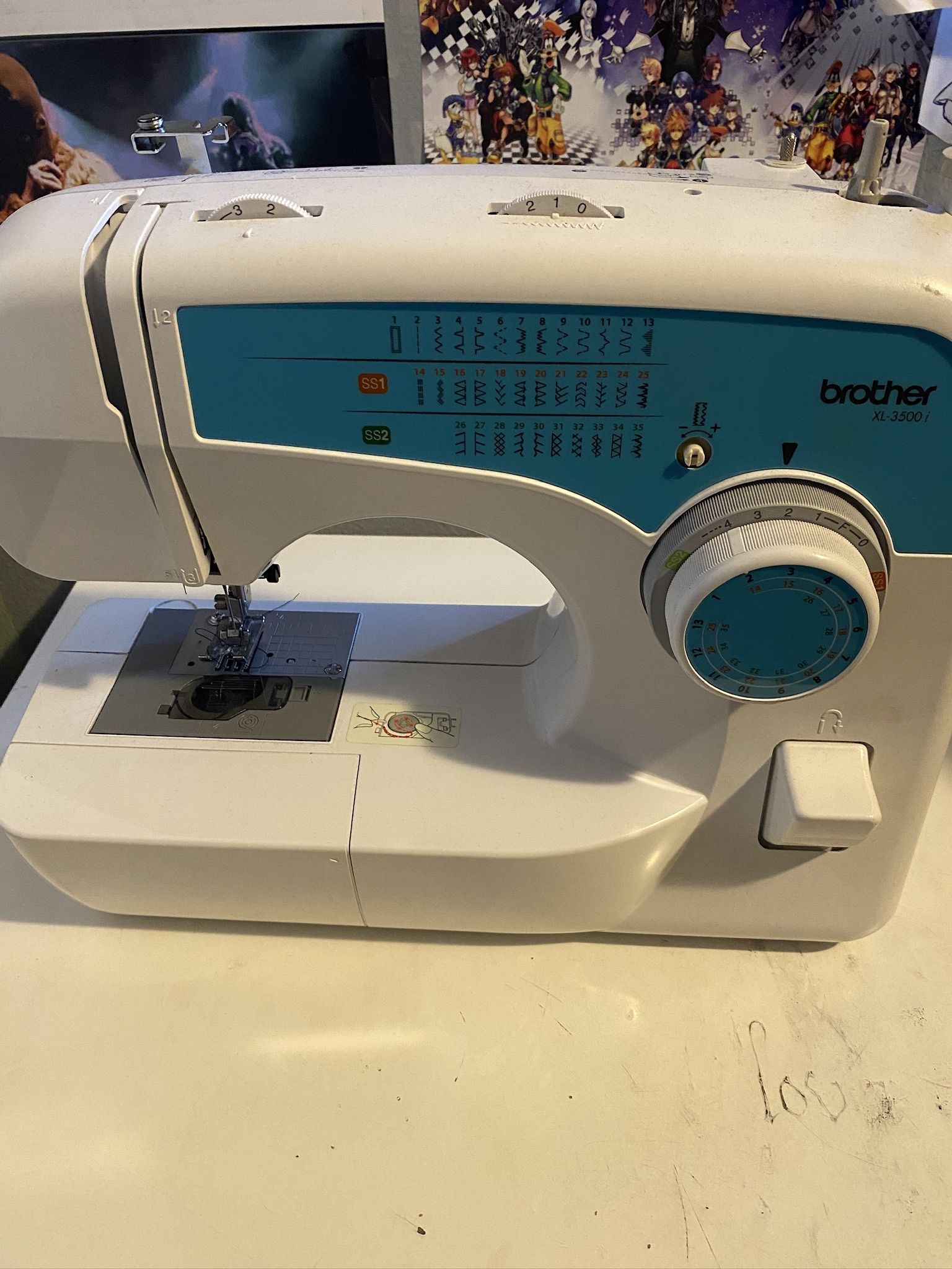 brother xl-3500i sewing machine in working condition