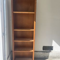 Wood bookshelf