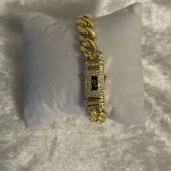 Pulsera Mónaco 14 K Gold Plated 