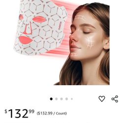 New! Red Light Led Facial Mask