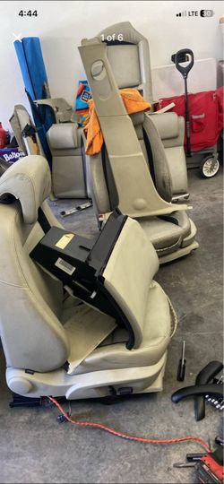 Tan Leather Car Seats Set (SAAB )