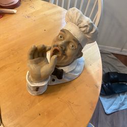 Weird Lil Chef Guy Wine Holder