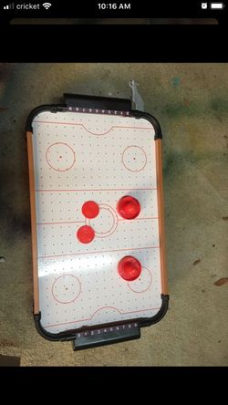 Tabletop air hockey table