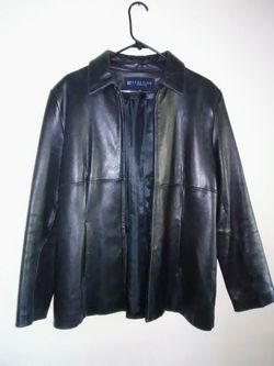 Kenneth Cole Reaction leather jacket