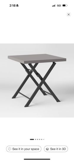 Folding Patio Accent Table