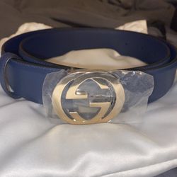 GUCCI belt Navy Blue