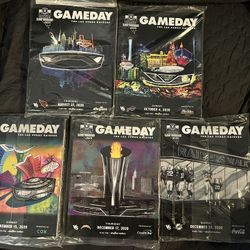 Raiders Inaugural Season Full Season 10 Home Game New, Sealed Game Programs 