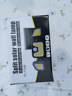 New Split Solar Wa 11 Lamp - 100 COB LED Outdoor Motion Light