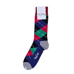 Happy Socks Christmas Holiday Argyle Socks Mens 10-13
