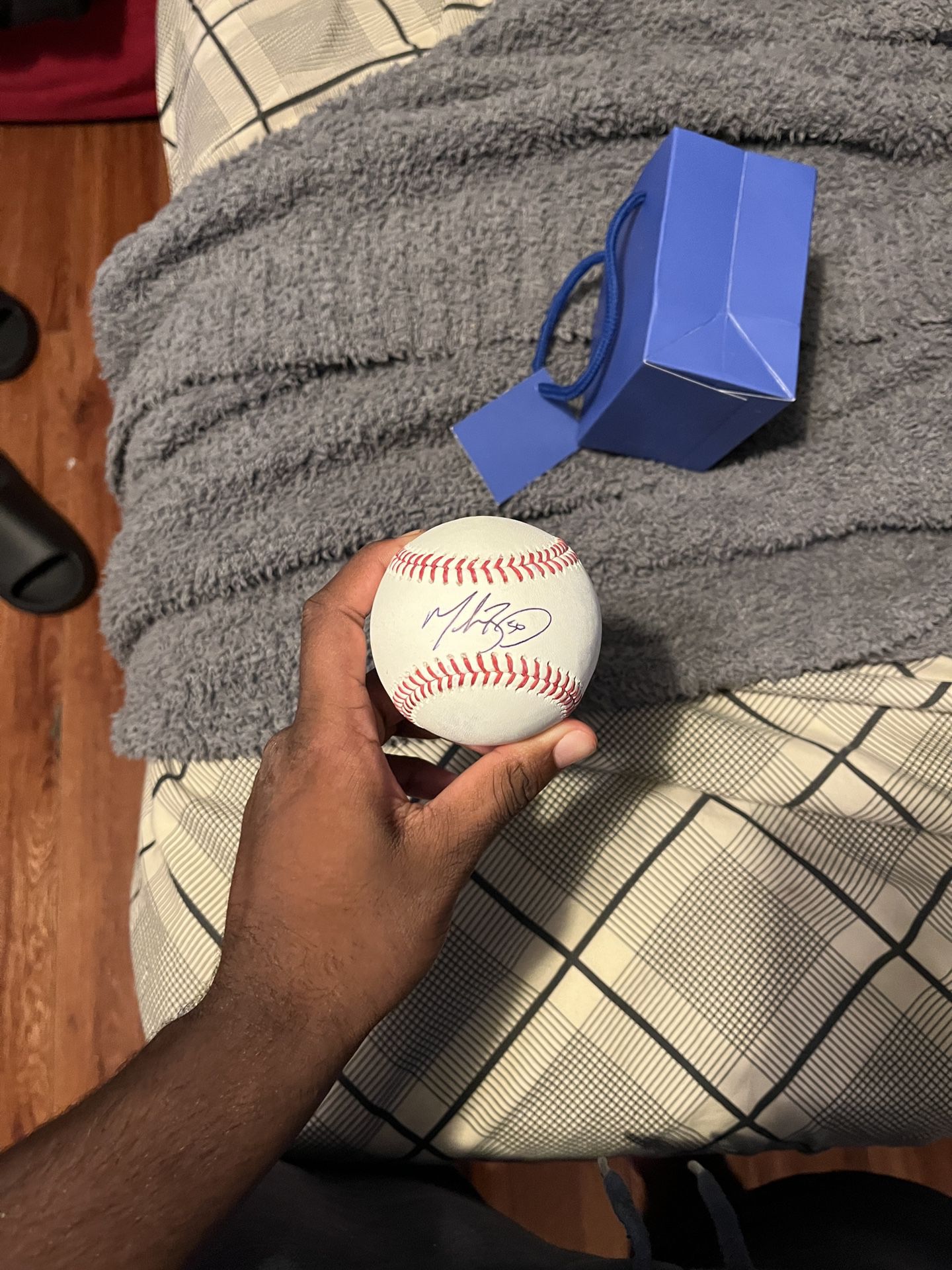 mookie betts autographed ball