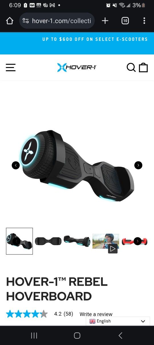 New Hover 1 Board