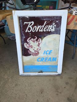 Vintage  hand painted borders dary