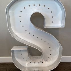 4ft Wood marquee Letters: S & T