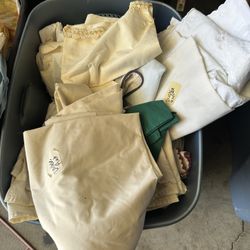Antique 1980S A Box Full Of Table Cloth Sheet