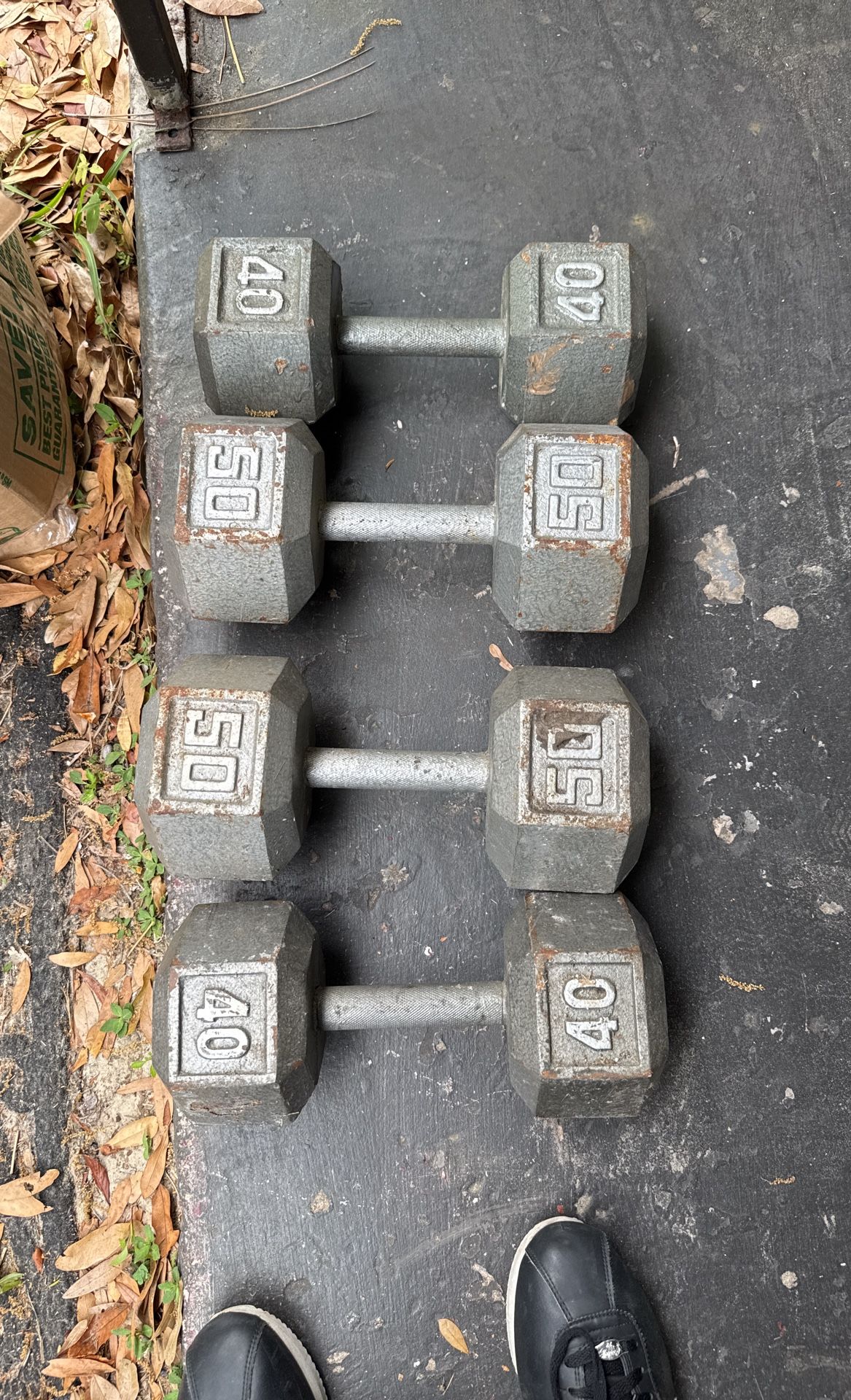 WORK OUT  DUMBBELLS  ($25EACH)