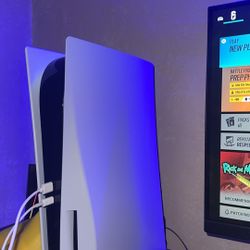 Ps5 with controller and cords