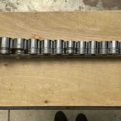 Snap On Sockets 19mm - 32mm 