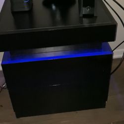 Led Light End Table/Night Stand