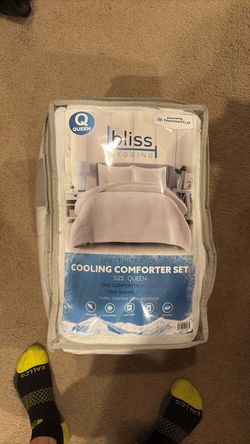 Queen cooling comforter set