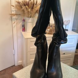 Leather Black Boots