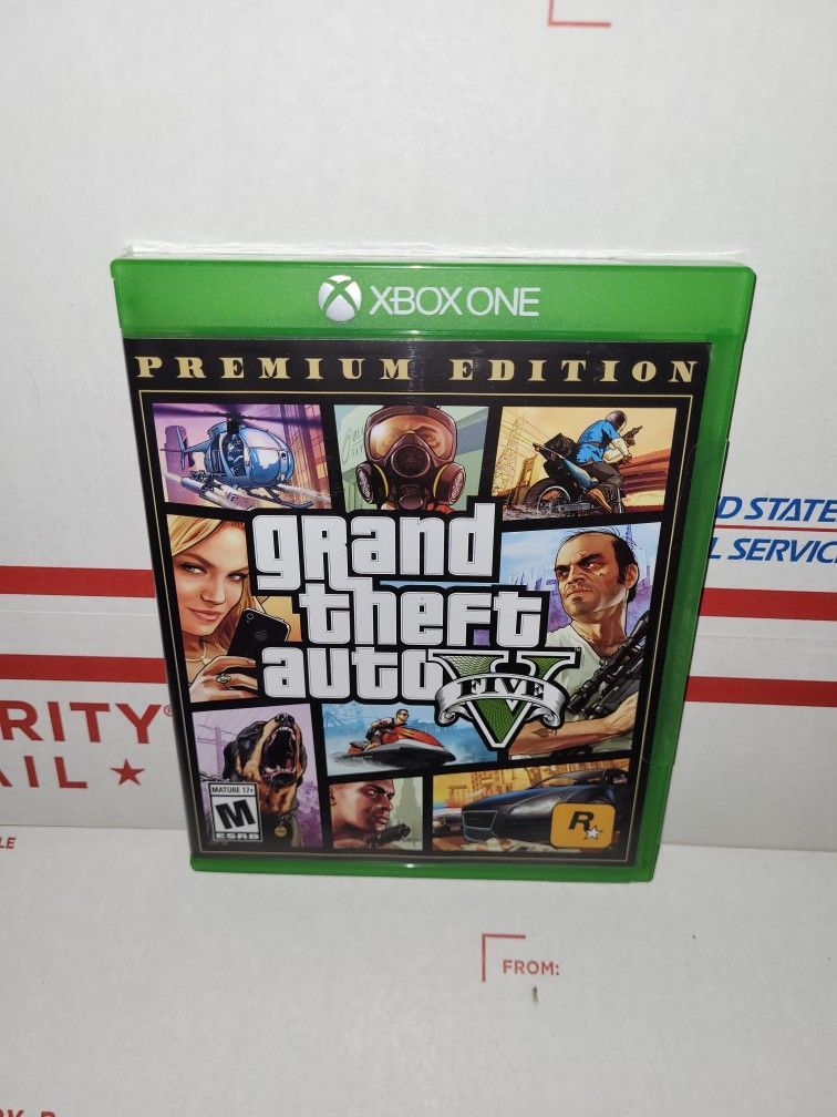 New Grand Theft Auto V Premium Edition Xbox One GTA5