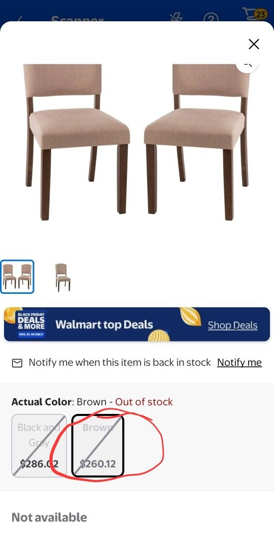 Luxury Hillsdale Emerson Parsons Chairs in Oyster Fabric. Brand New Set of Two