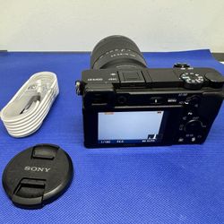 Sony - Alpha a6400 Mirrorless Camera 18-135MM 1 BATT 2680 SHUTTER COUNT 
