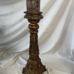 Beautiful Large gold Ornate decorative candleholder