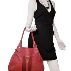 COLE HAAN RED LEATHER TOTE SATCHEL SHOULDER HANDBAG EUC



** PRICE IS FIRM**