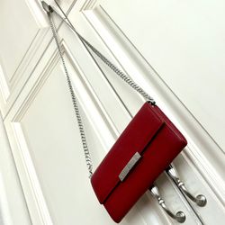 Cartier Love Wallet Long Red w Chain